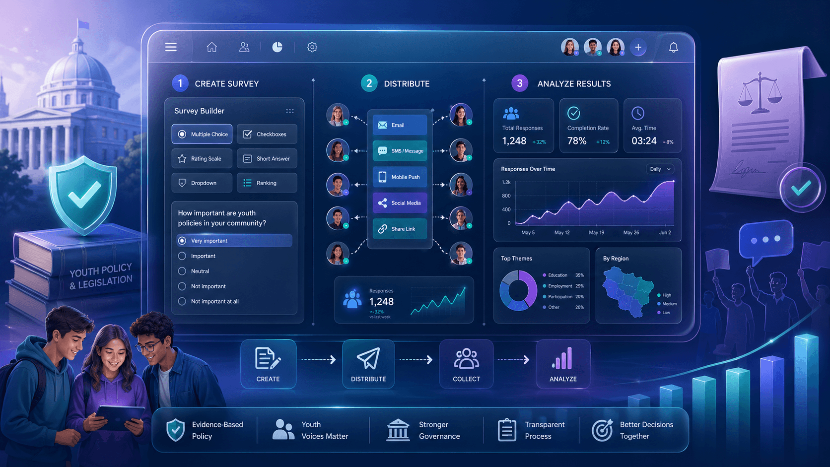 Youth Policy Survey Platform